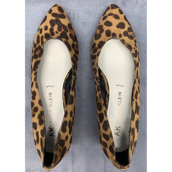 NWOT Anne Klein Iflex Akerika Wedge Shoes Women’s Size 8.5 Cheetah Print - Picture 12 of 14
